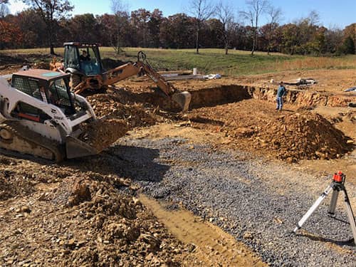 in-ground pool step 1